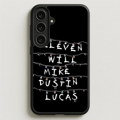Eleven, Will, Mike, Dustin & Lucas Phone Case for Galaxy S25FE