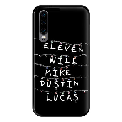 Eleven, Will, Mike, Dustin & Lucas Phone Case for Huawei P30