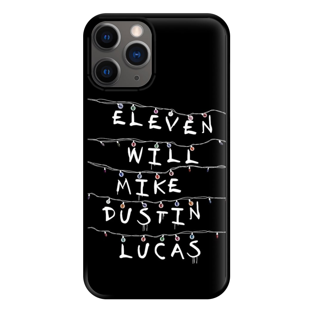 Eleven, Will, Mike, Dustin & Lucas Phone Case for iPhone 12 Pro Max