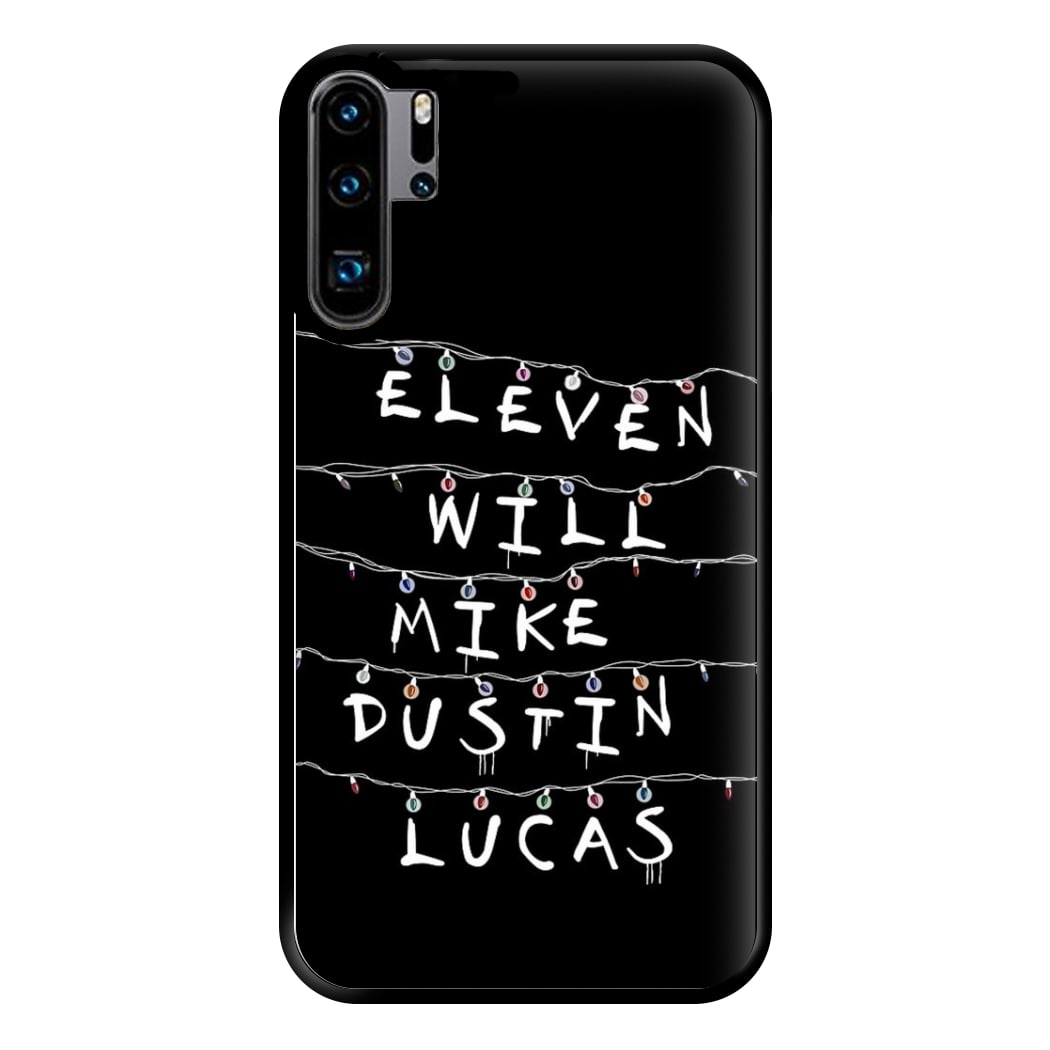 Eleven, Will, Mike, Dustin & Lucas Phone Case for Huawei P30 Pro