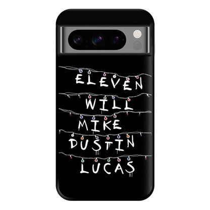 Eleven, Will, Mike, Dustin & Lucas Phone Case for Google Pixel 8 Pro