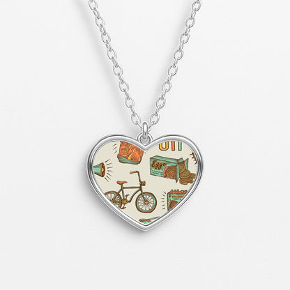 Stranger Options Heart Necklace