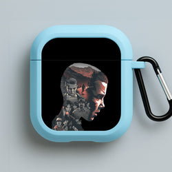 World of Upside Down Blue AirPods Case