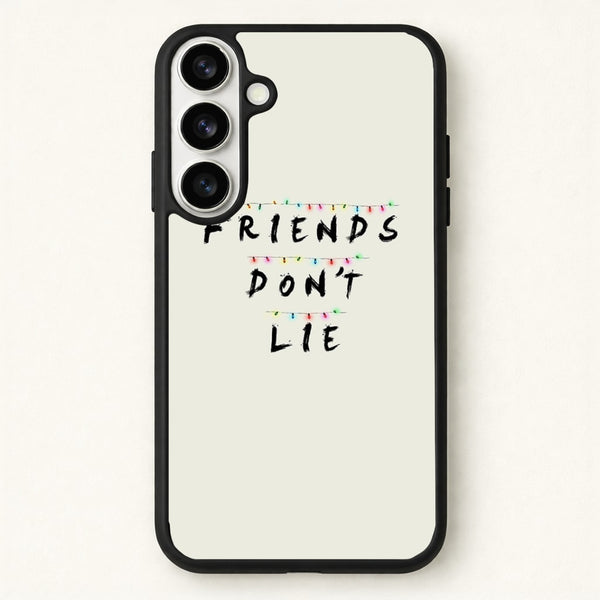 Friends Don't Lie Lights Phone Case for Galaxy S26