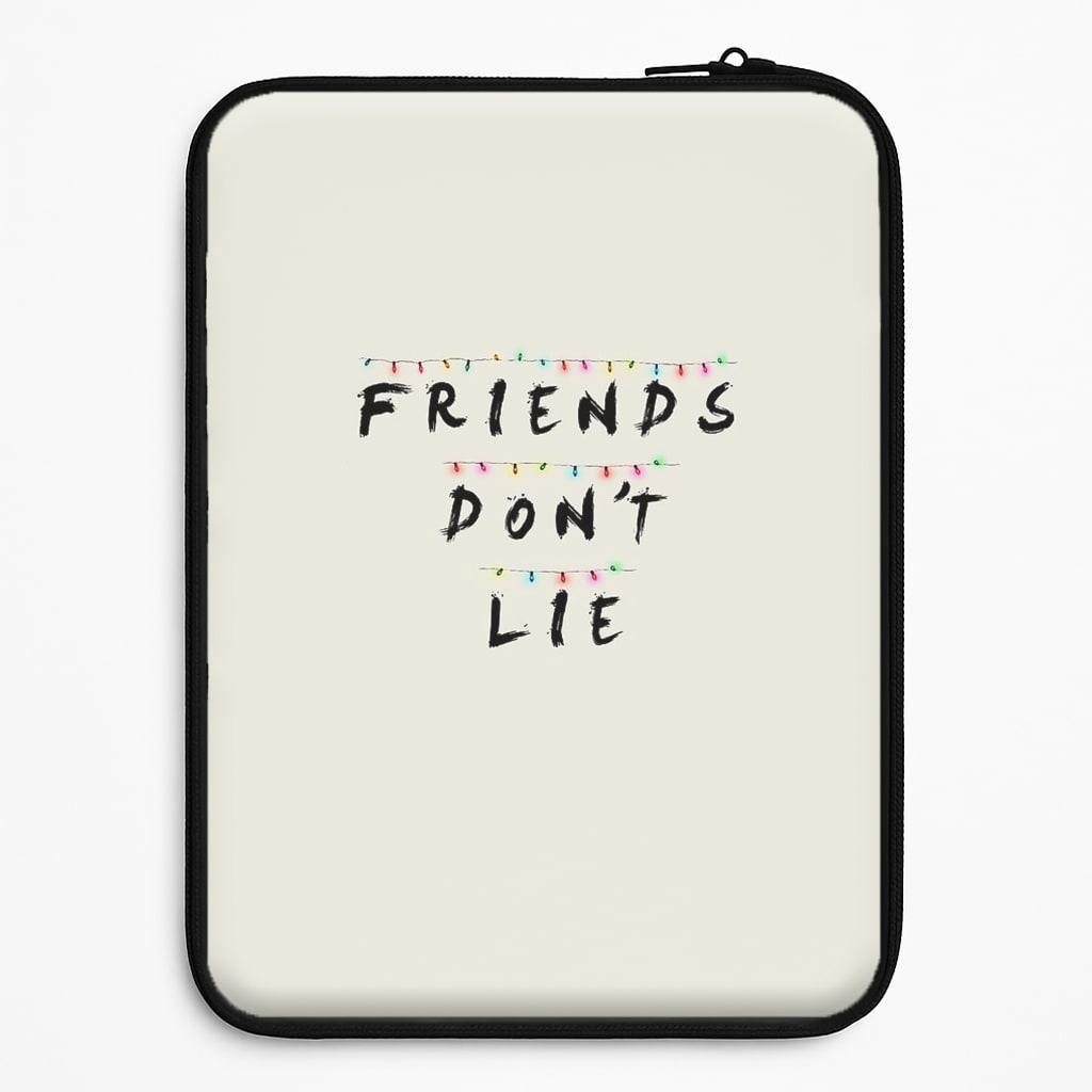 Friends Don't Lie Lights Laptop Sleeve