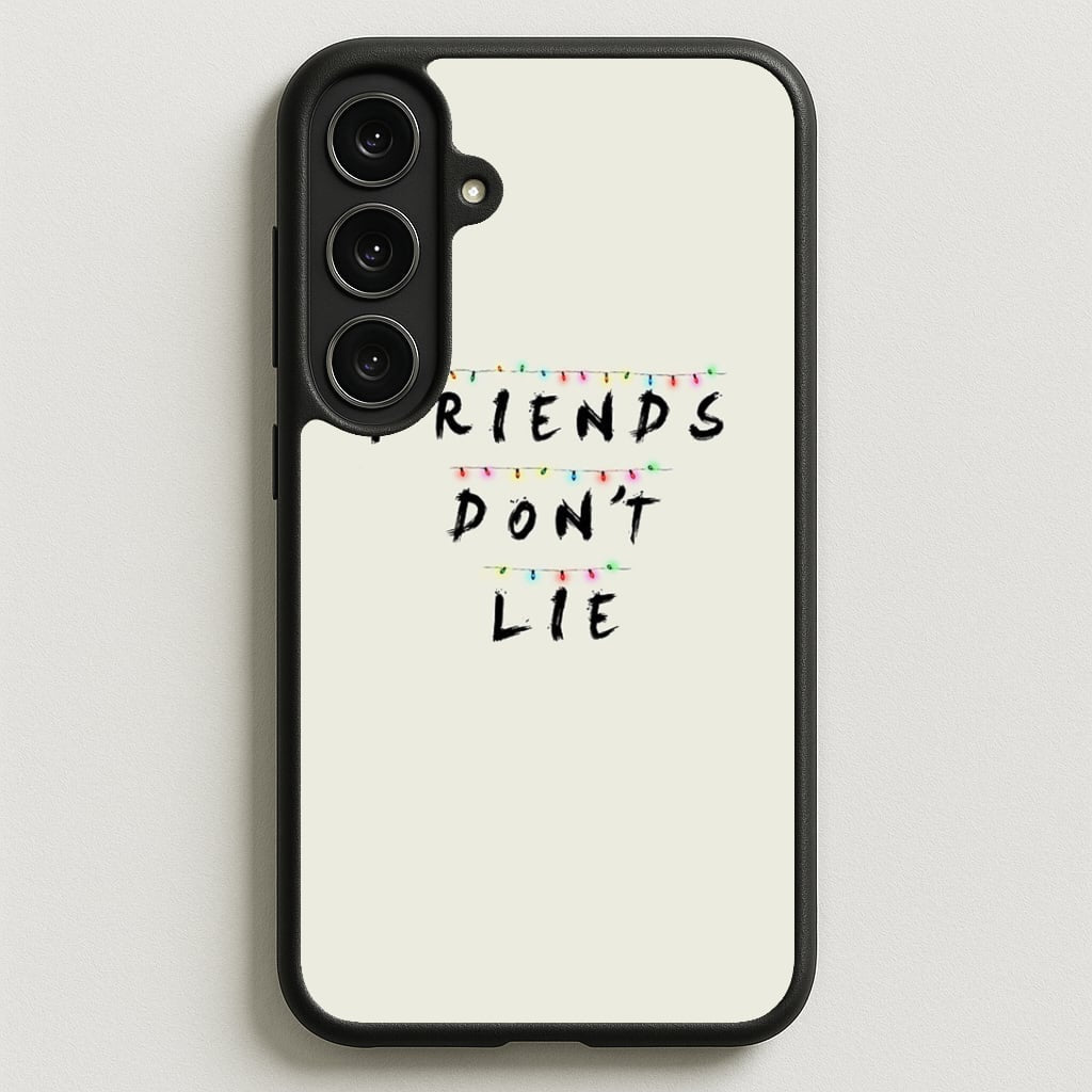 Friends Don't Lie Lights Phone Case for Galaxy S25FE