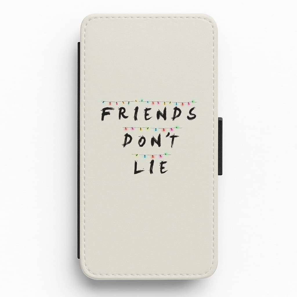 Friends Don't Lie Lights Flip / Wallet Phone Case