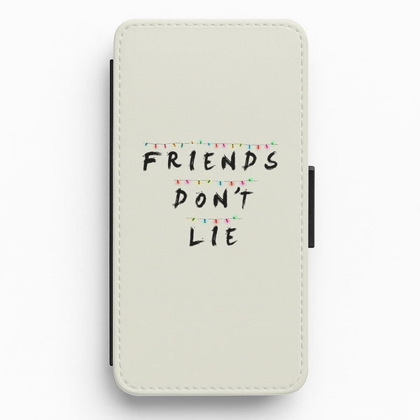 Friends Don't Lie Lights Flip / Wallet Phone Case