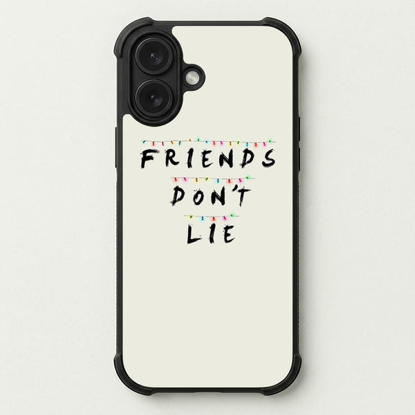 Friends Don't Lie Lights Phone Case — Bumper case