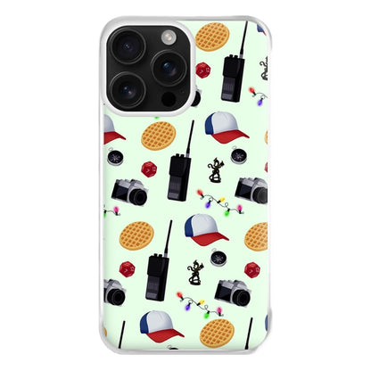 Cartoon Stranger Object Phone Case for iPhone 16 Pro Max