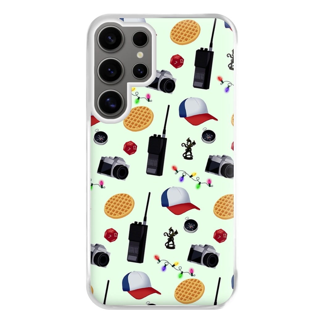 Cartoon Stranger Object Phone Case for Galaxy S24 Ultra