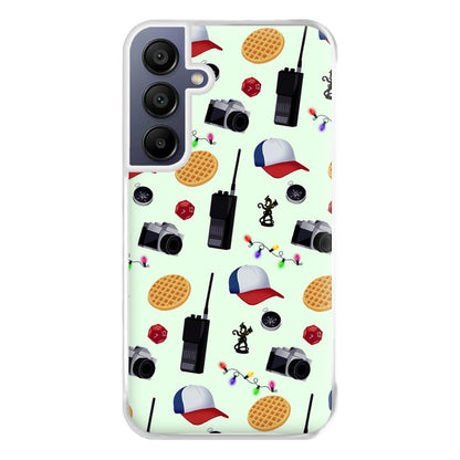 Cartoon Stranger Object Phone Case for Galaxy A16