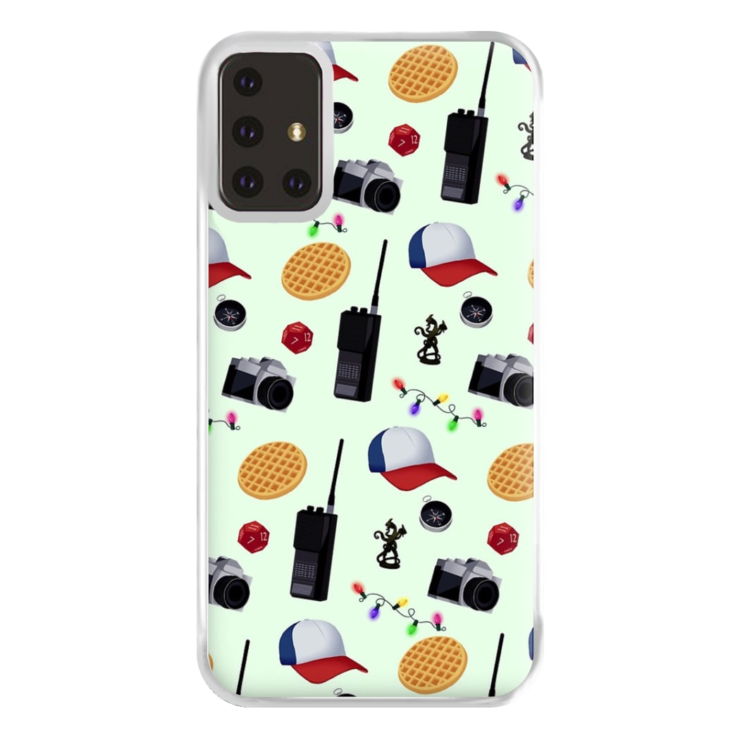 Cartoon Stranger Object Phone Case for Galaxy A71