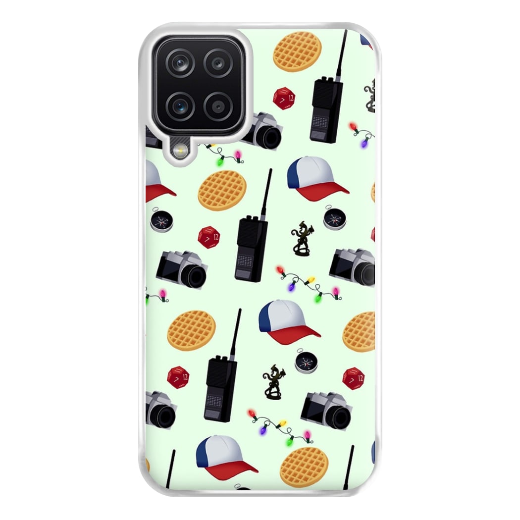 Cartoon Stranger Object Phone Case for Galaxy A12