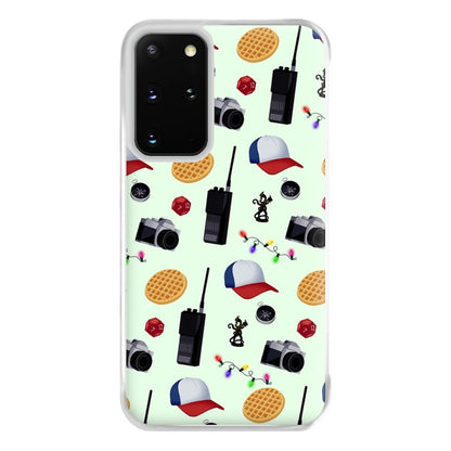 Cartoon Stranger Object Phone Case for Galaxy S20 Plus