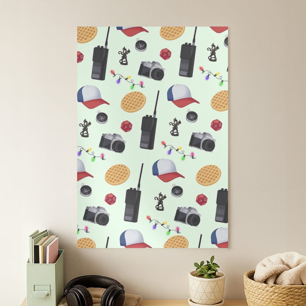 Cartoon Stranger Object Poster