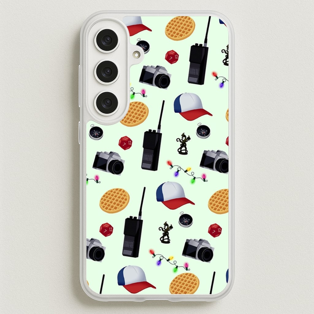 Cartoon Stranger Object Phone Case for Galaxy S25FE