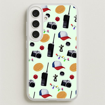 Cartoon Stranger Object Phone Case for Galaxy S25FE