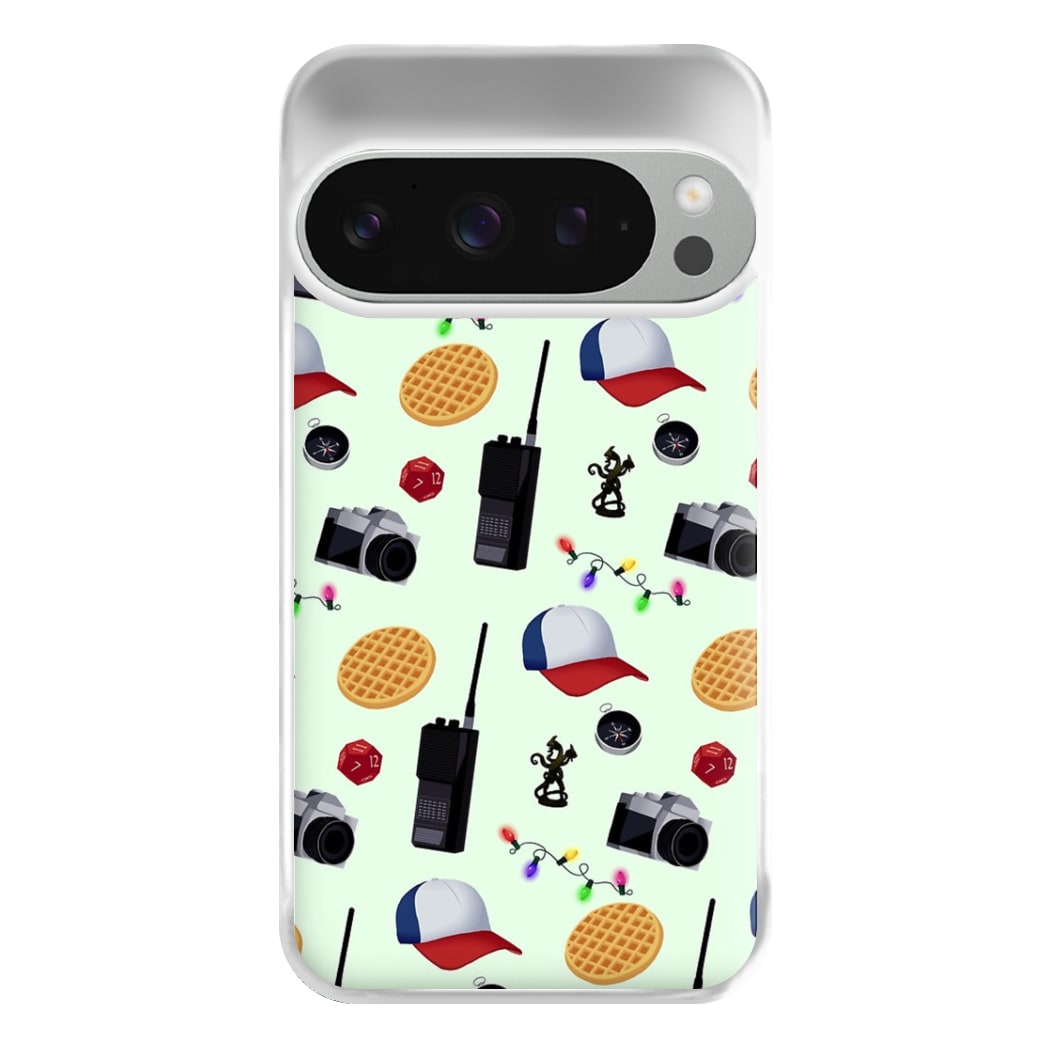 Cartoon Stranger Object Phone Case for Google Pixel 9 Pro XL