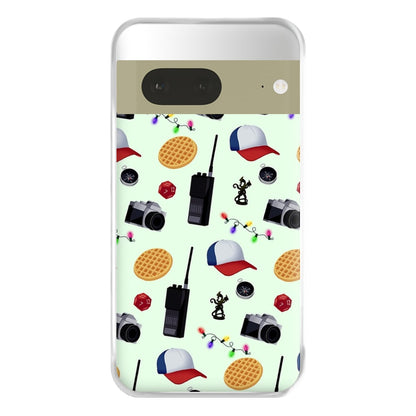 Cartoon Stranger Object Phone Case for Google Pixel 7a