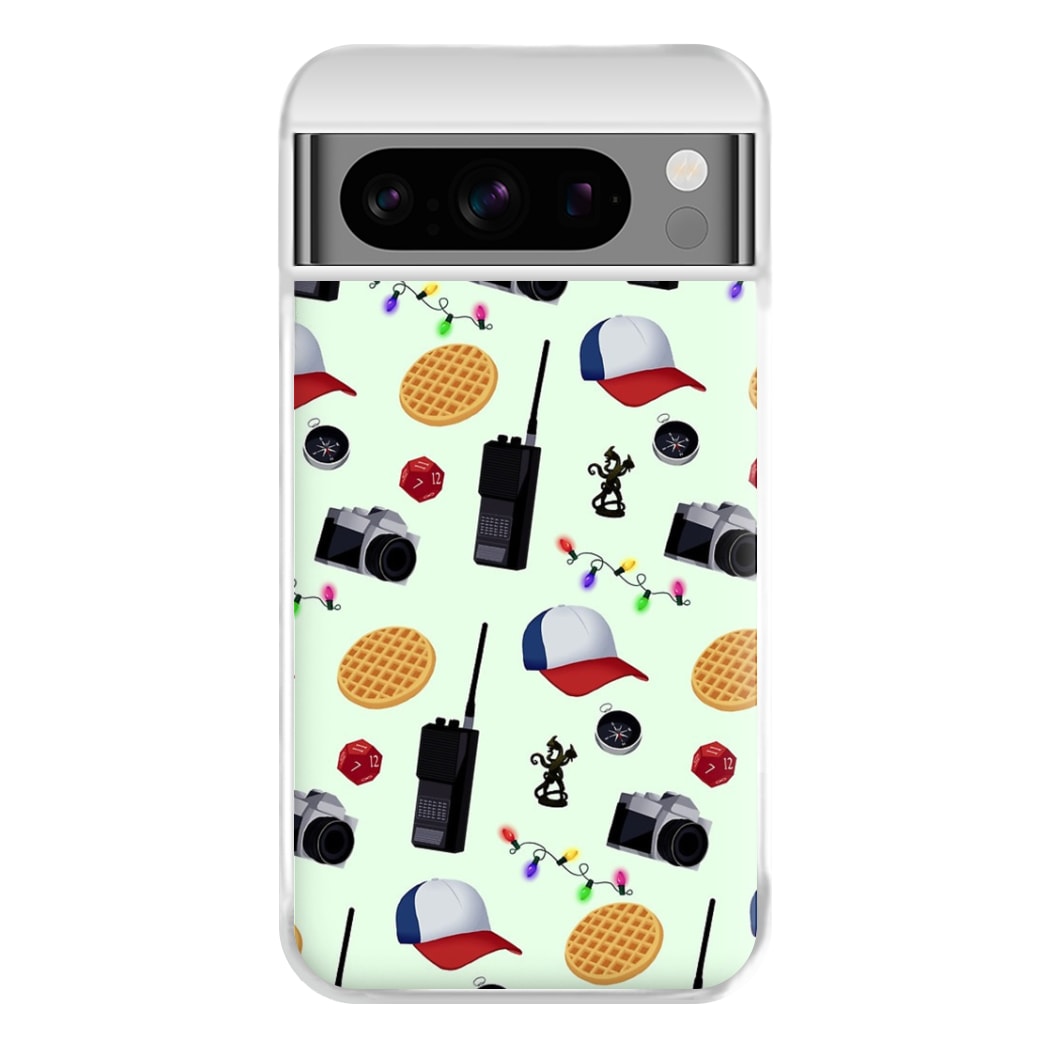 Cartoon Stranger Object Phone Case for Google Pixel 8 Pro