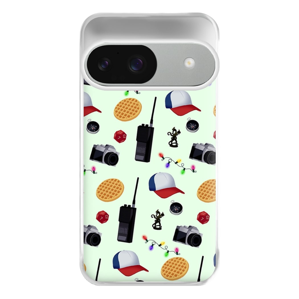 Cartoon Stranger Object Phone Case for Google Pixel 9 / 9 Pro