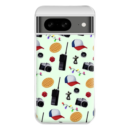 Cartoon Stranger Object Phone Case for Google Pixel 8