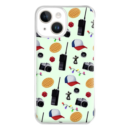 Cartoon Stranger Object Phone Case for iPhone 14