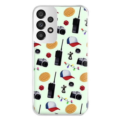 Cartoon Stranger Object Phone Case for Galaxy A33