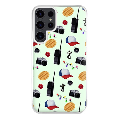 Cartoon Stranger Object Phone Case for Galaxy S23 Ultra