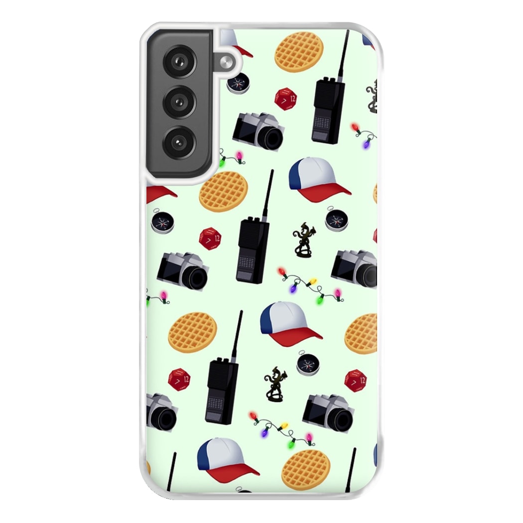 Cartoon Stranger Object Phone Case for Galaxy S21FE