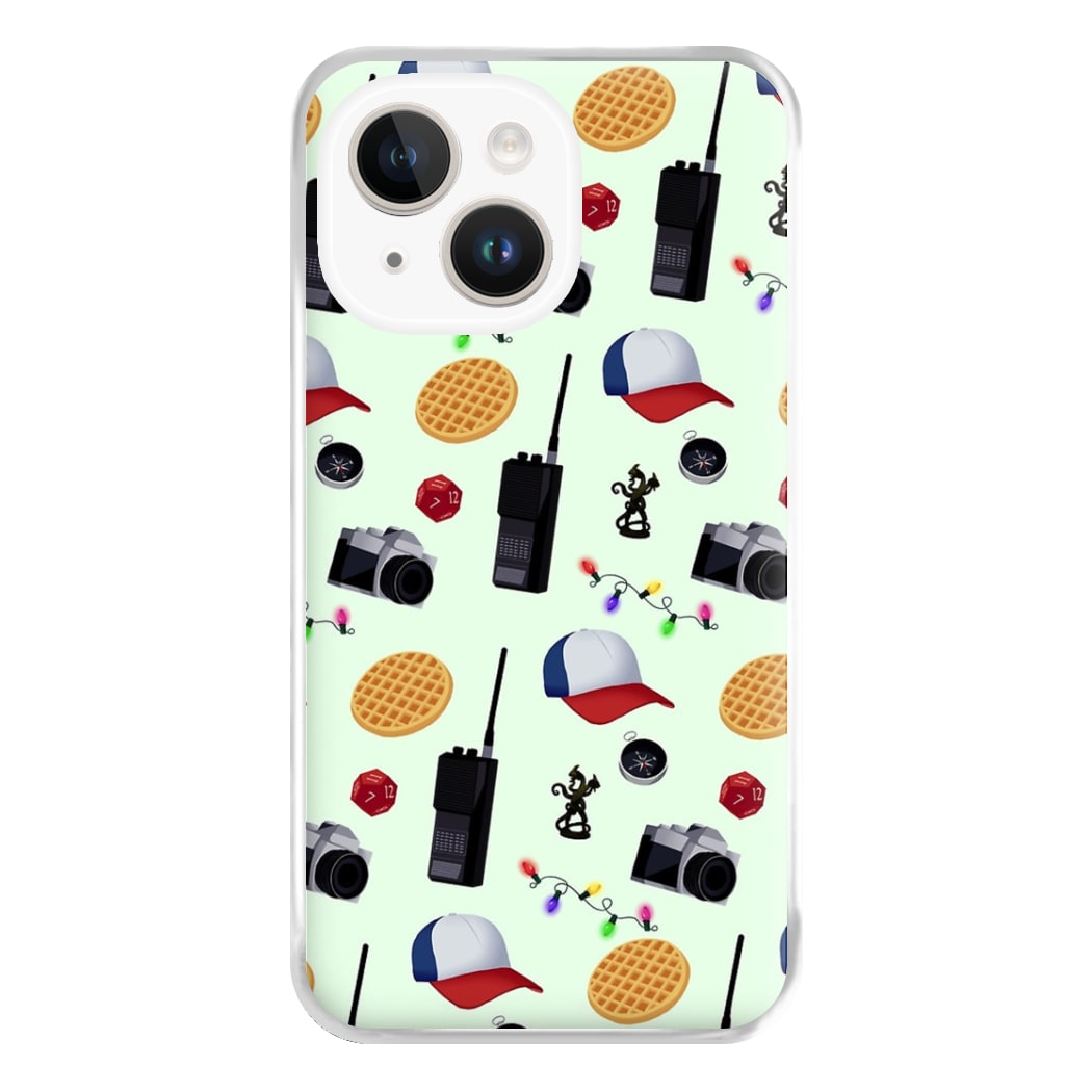 Cartoon Stranger Object Phone Case for iPhone 14 Plus