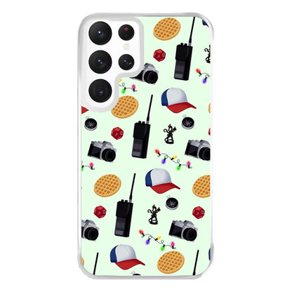 Cartoon Stranger Object Phone Case for Galaxy S22 Ultra