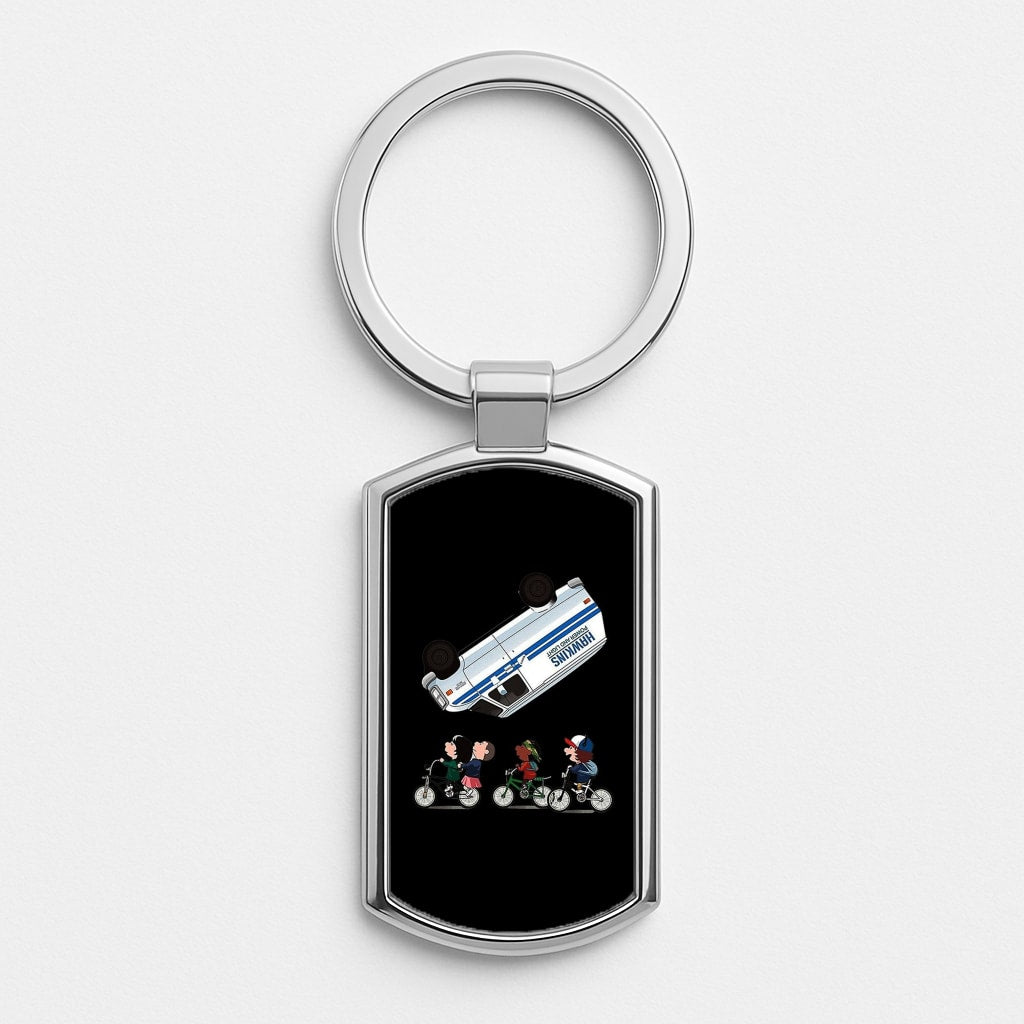 Van Flip Silver Keyring