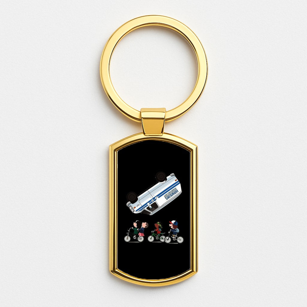 Van Flip Gold Keyring