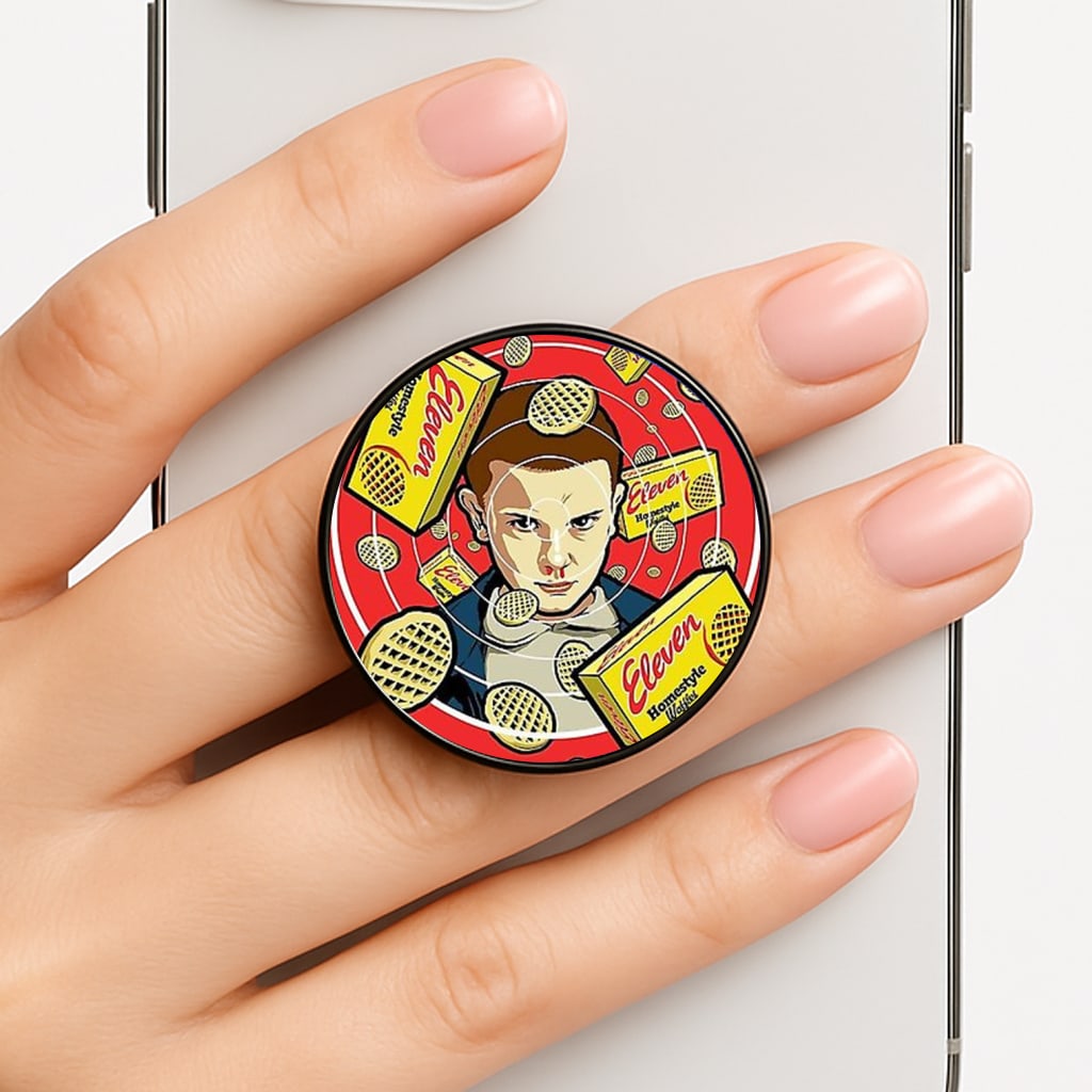 Eleven and Waffles Phone Grip