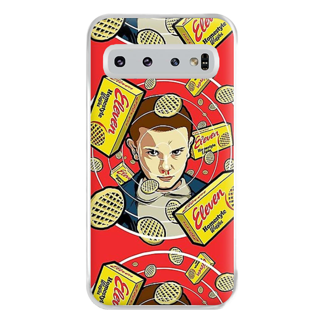 Eleven and Waffles Phone Case for Galaxy S10 Plus