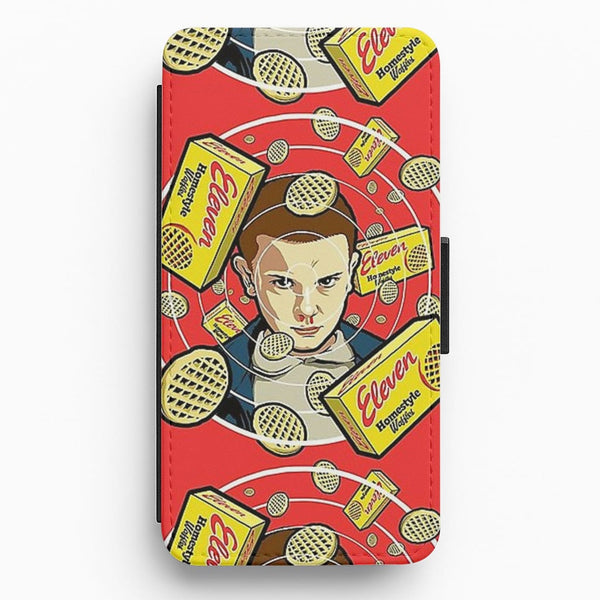 Eleven and Waffles Flip / Wallet Phone Case
