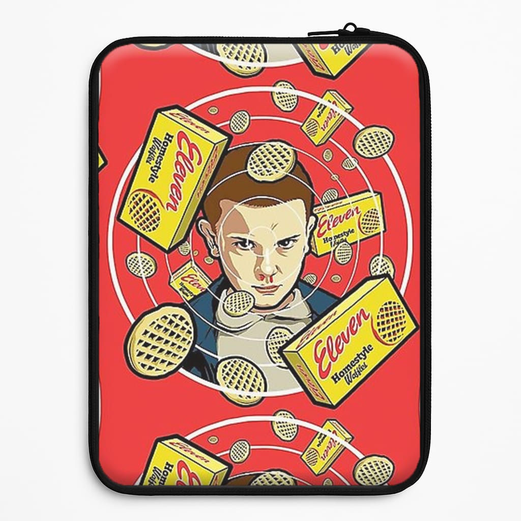 Eleven and Waffles Laptop Sleeve