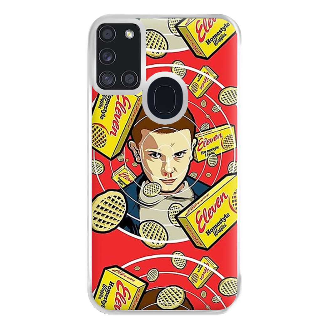 Eleven and Waffles Phone Case for Galaxy A21s