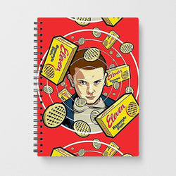 Eleven and Waffles - Stranger Things Notebook - Fun Cases