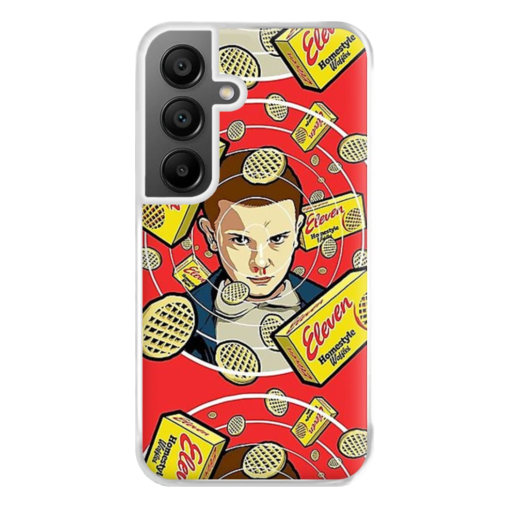 Eleven and Waffles Phone Case for Galaxy A55