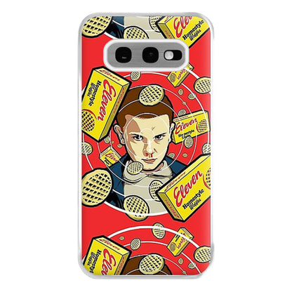 Eleven and Waffles Phone Case for Galaxy S10e