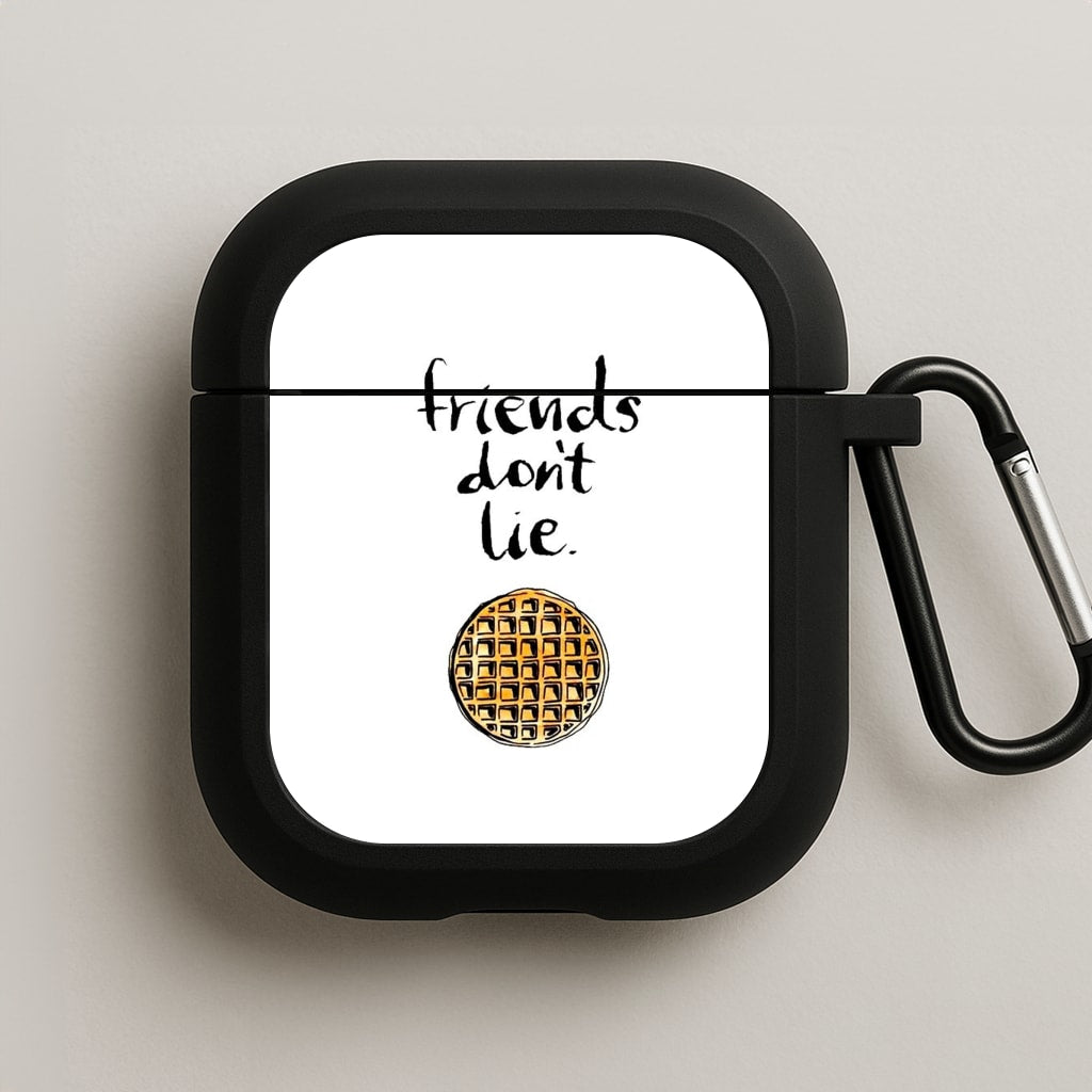 Friends Don't Lie Waffle AirPods Case