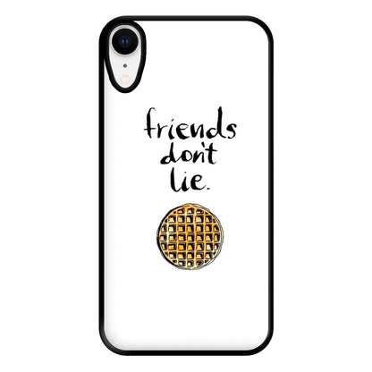 Friends Don't Lie Waffle Phone Case for iPhone XR