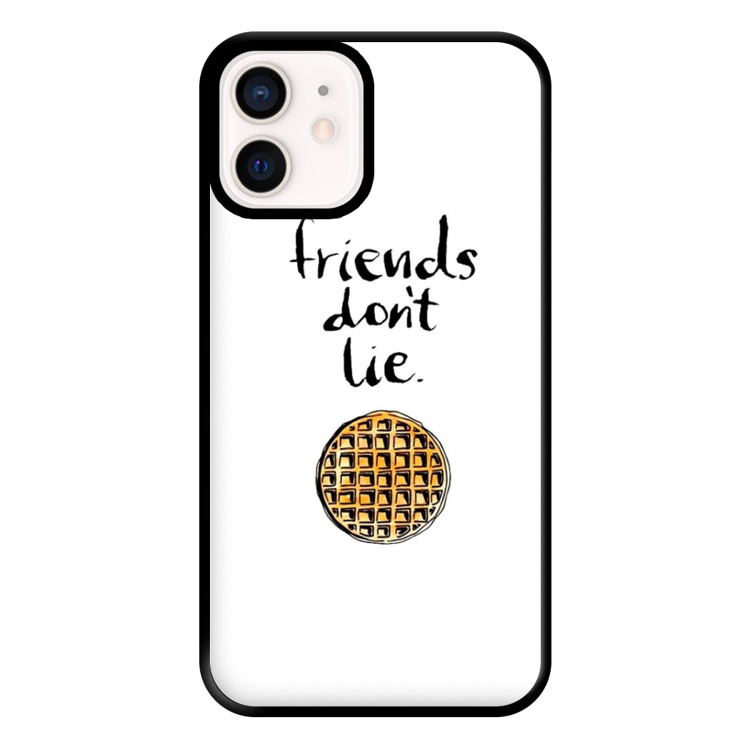 Friends Don't Lie Waffle Phone Case for iPhone 13 Mini