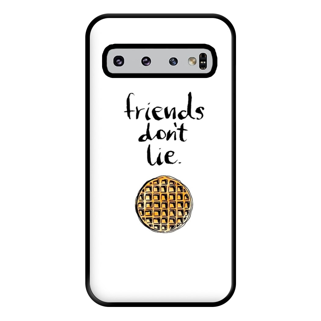 Friends Don't Lie Waffle Phone Case for Galaxy S10 Plus