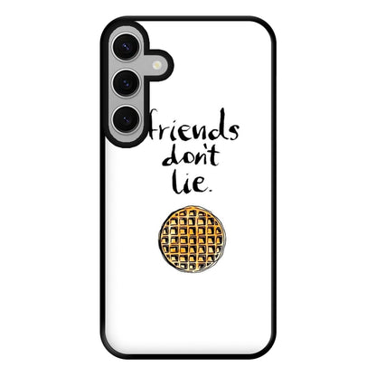 Friends Don't Lie Waffle Phone Case for Galaxy S24FE