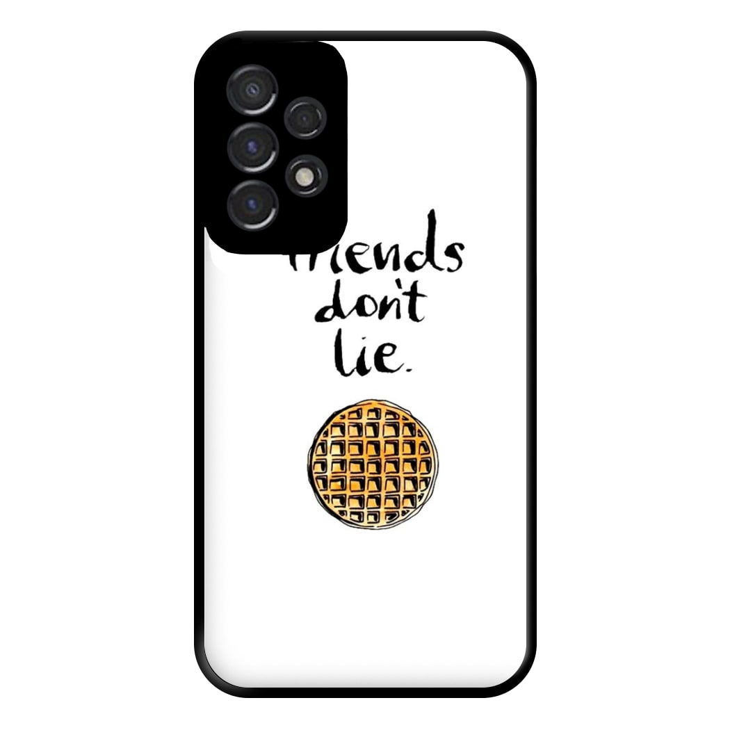 Friends Don't Lie Waffle Phone Case for Galaxy A53