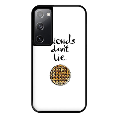 Friends Don't Lie Waffle Phone Case for Galaxy S20